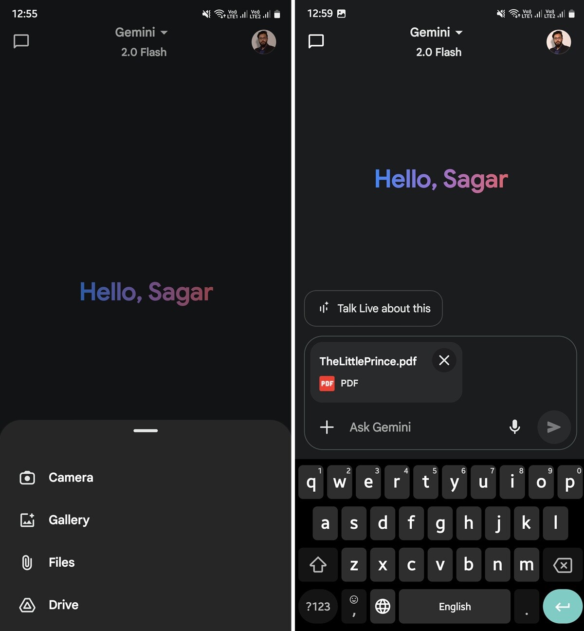 Google现在允许免费版Gemini用户上传和分析文件