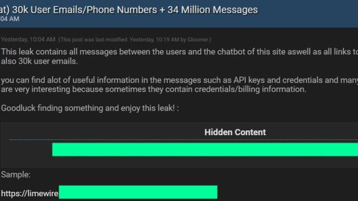OmniGPT 聚合类 AI 平台遭黑客入侵：3 万用户个人资料、3400 万条聊天记录遭泄露