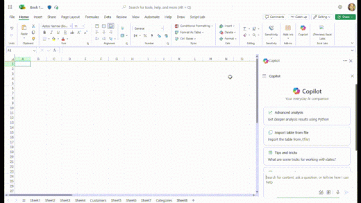 微软 Excel Copilot AI 解锁新技能，可引用 Word、PDF 等跨文档数据