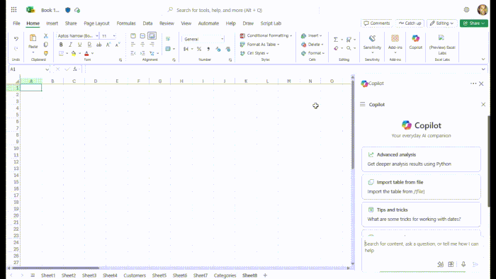 微软 Excel Copilot AI 解锁新技能，可引用 Word、PDF 等跨文档数据