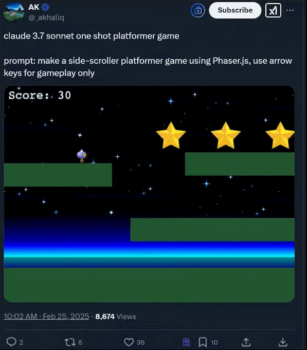 实测Claude 3.7：3200行代码一口气输出，弱智吧已失守