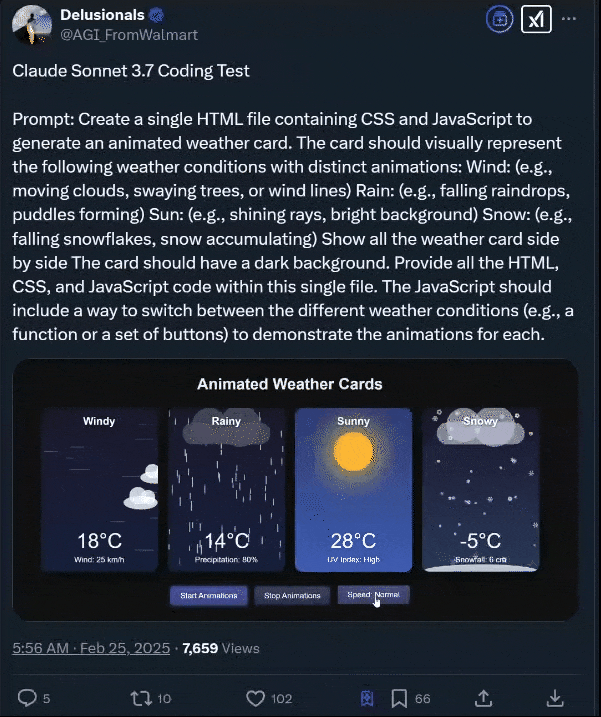 实测Claude 3.7：3200行代码一口气输出，弱智吧已失守