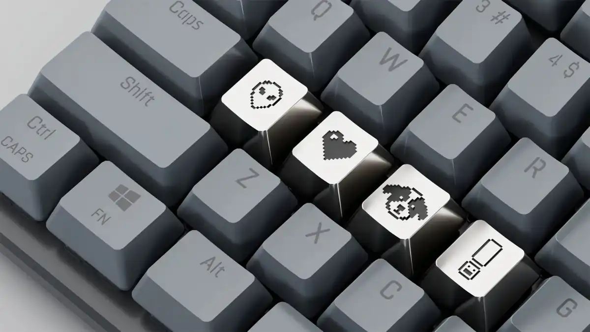 初代苹果 Macintosh 图标设计师推出限量像素艺术键帽和吊坠，价格不菲