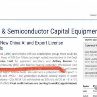 美国特朗普政府或将出台新出口管制措施 全面禁止所有AI芯片进入中国