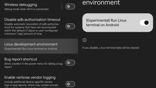 Google的原生Linux终端应用现已发布 运行虚拟机为Android开发者提供环境