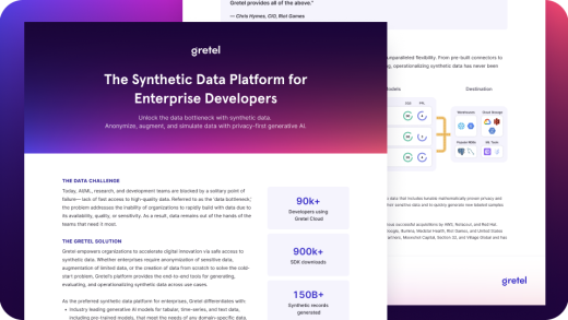 NVIDIA 收购了合成数据初创公司 Gretel