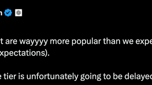 ChatGPT 的新 AI 图像功能将延迟向免费用户推出