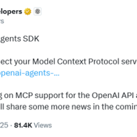 Agent重大突破：OpenAI智能体支持MCP 已开源