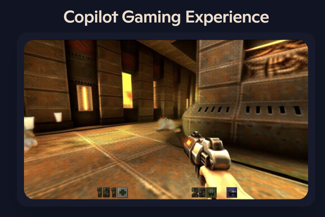 微软用AI生成了一份《雷神之锤II》的重制版本