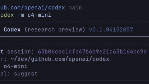 OpenAI推出Codex CLI 一款用于终端的开源编程工具