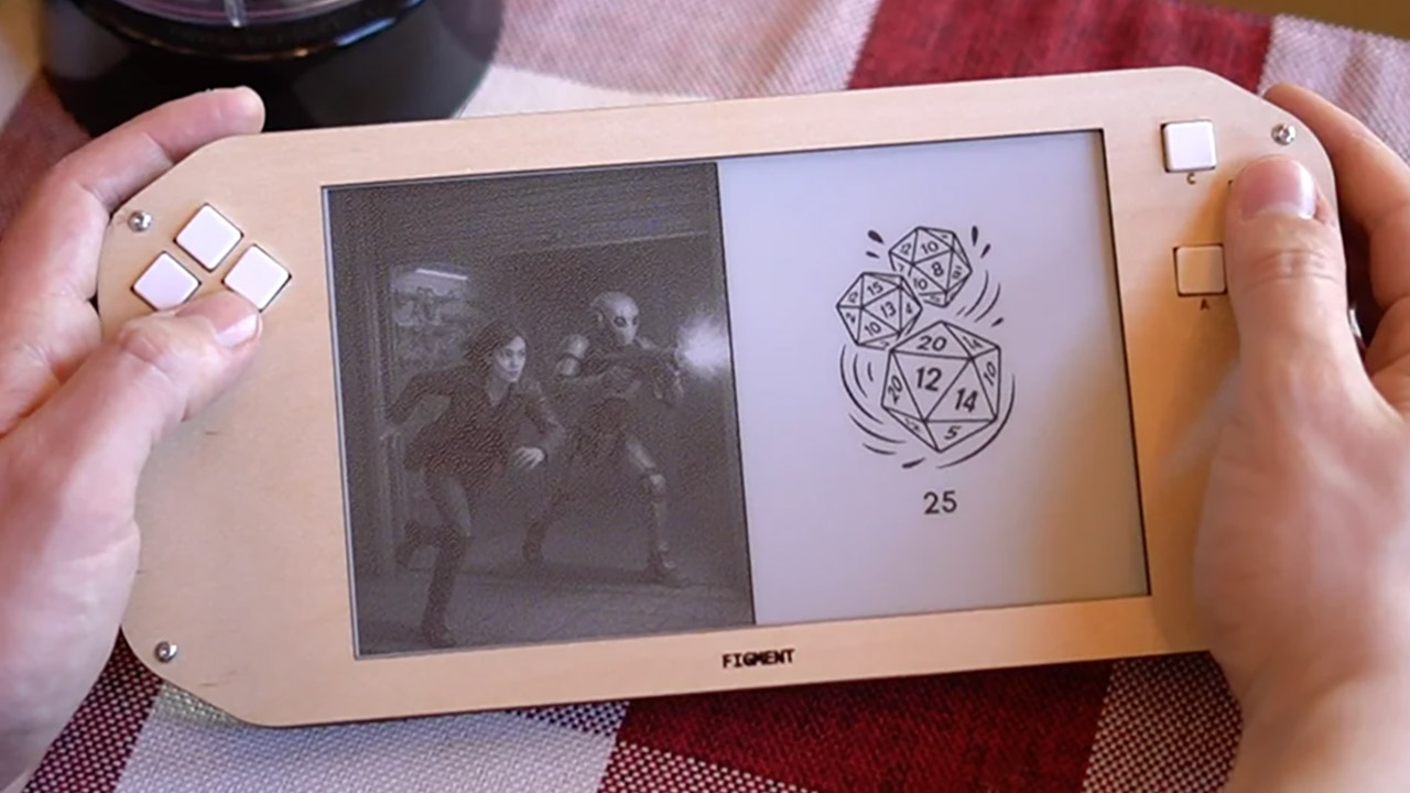 玩家自制 Figment 概念墨水屏游戏机