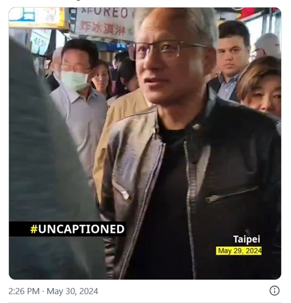 黄仁勋台北电脑展独挑大梁！5月19日发表开幕演讲 预计将举办“万亿美元”晚宴