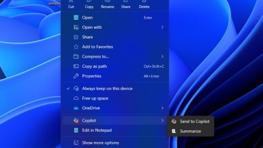 微软计划通过 AI Actions 革新 Windows 11 上的文件资源管理器