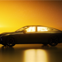 大溜背的GT纯电轿跑！小鹏全新P7官宣：棱角分明赛博感十足