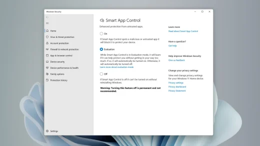 微软解释全新安装的Windows 11在安全控制方面可以提升系统性能的原因