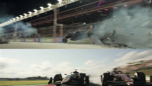 大量真实赛场实拍！《F1：狂飙飞车》内地定档6月27日上映