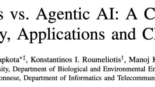 还傻傻分不清AI Agent和Agentic AI？康奈尔大学最新综述来了，一文读懂
