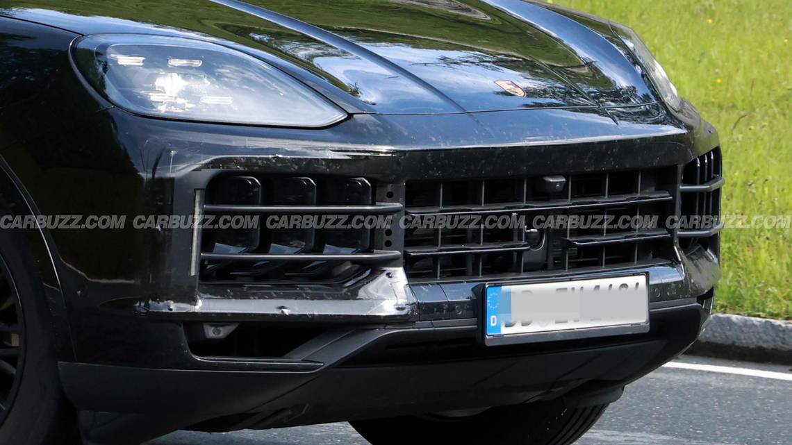 保时捷卡宴 Cayenne 第三代改款原型路测图曝光