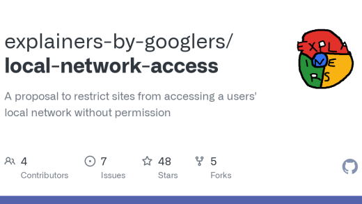 Google新提议禁止网站通过浏览器访问局域网内的设备 避免隐私泄露