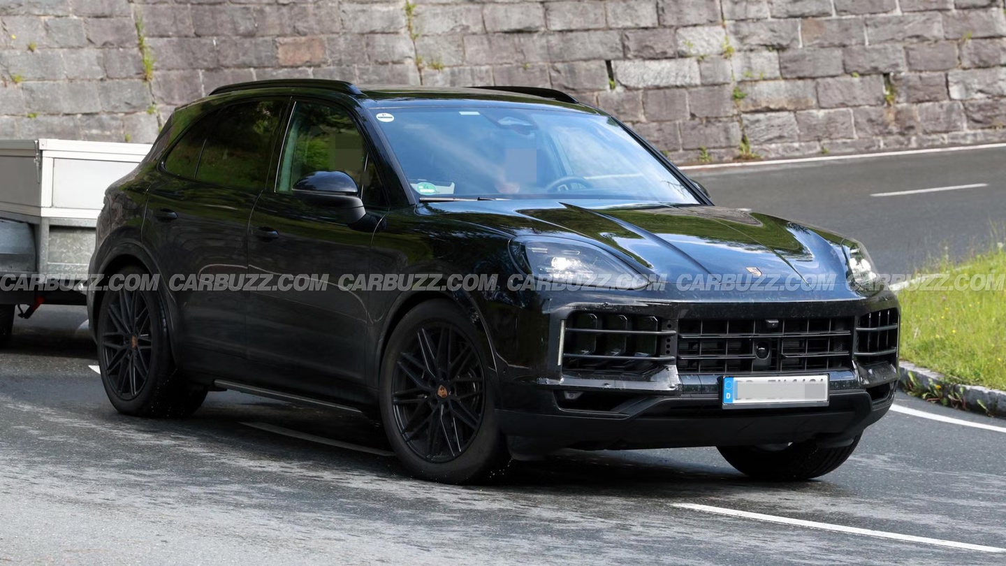 保时捷卡宴 Cayenne 第三代改款原型路测图曝光