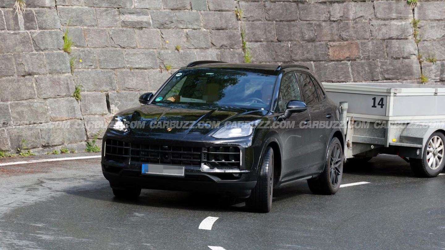 保时捷卡宴 Cayenne 第三代改款原型路测图曝光