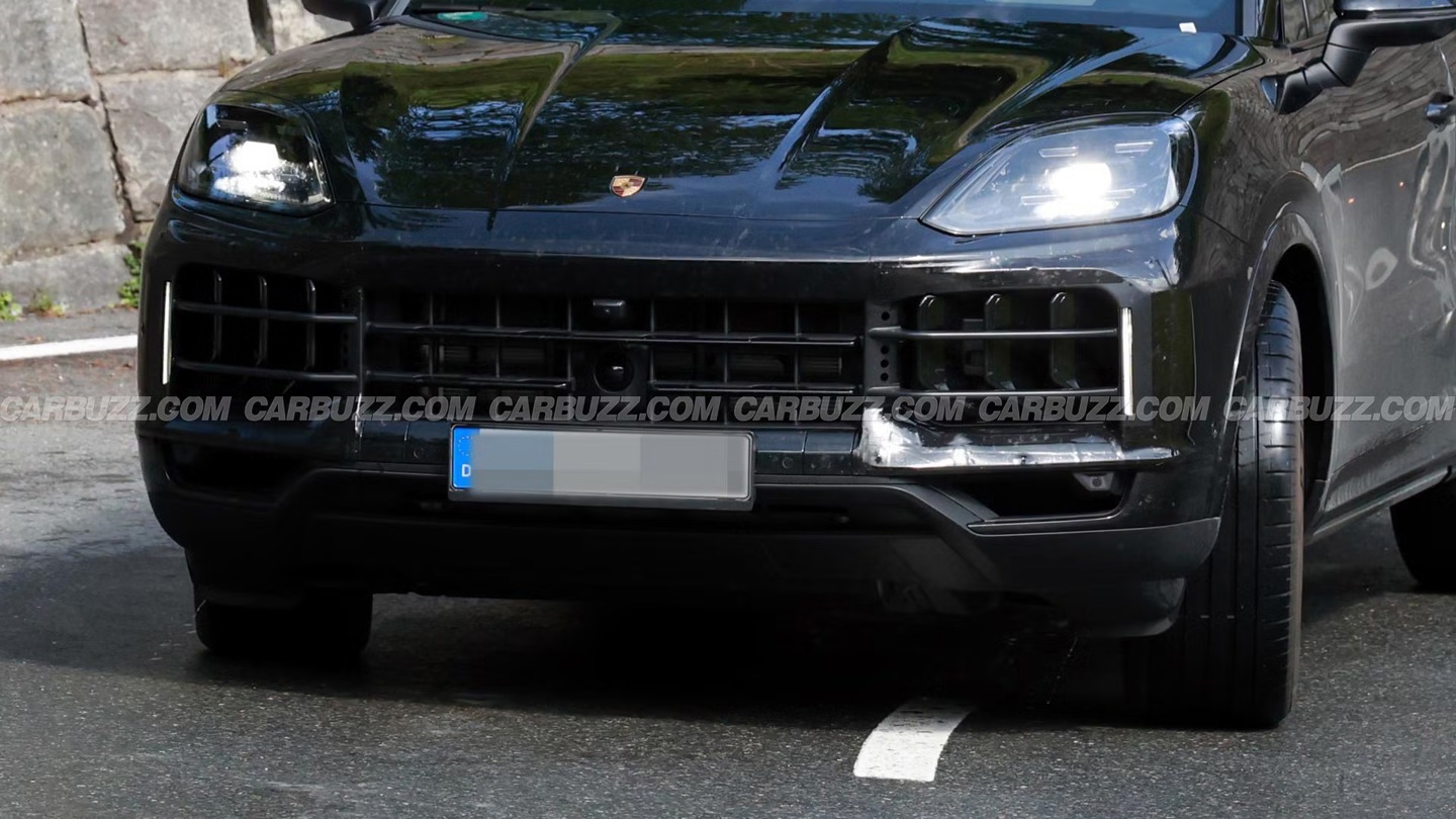 保时捷卡宴 Cayenne 第三代改款原型路测图曝光