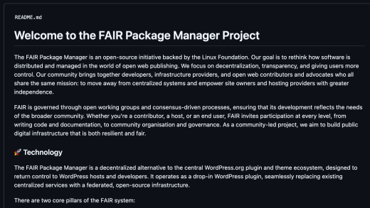 WordPress老将启动FAIR项目 以解决安全和控制问题