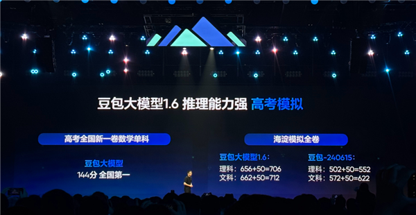 真学霸!豆包大模型1.6正式发布:高考数学卷获144分 全国第一
