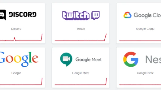 Google和许多其他网络服务都遭遇了短时间中断