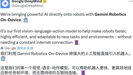 首个能在机器人上本地运行的具身Gemini来了