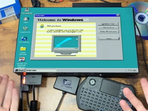 索尼PS2成功运行Windows 95！《Doom》启动遗憾失败