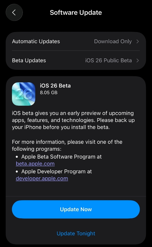 iOS 7后最大变革！苹果正式发布首个iOS 26公测版：所有用户都能升级