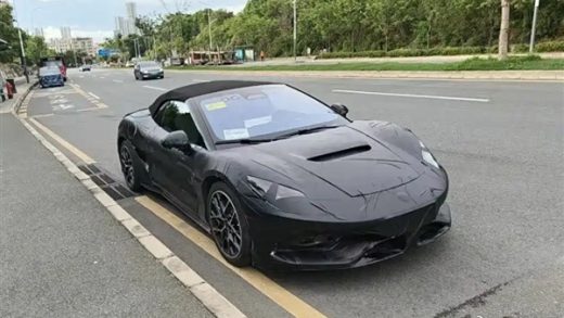 比亚迪全新超跑腾势Z曝光：敞篷、硬顶版本全都有