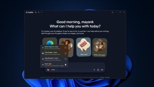 Windows 11 Copilot可免费访问GPT-5 Thinking 限制比ChatGPT更少