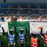 世界机器人运动会 中国足球双胜德国夺冠