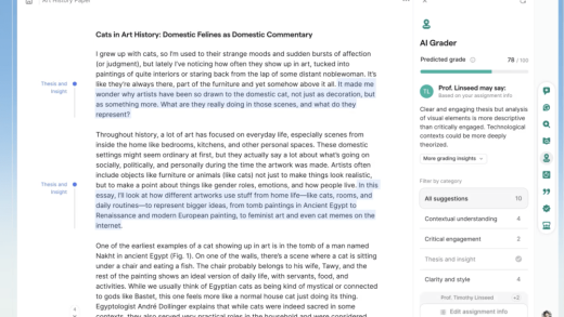 Grammarly称其AI代理可以预测论文评分