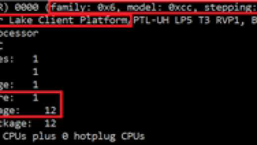 Intel 12核Panther Lake CPU现身：没有超线程、基础频率3.0GHz