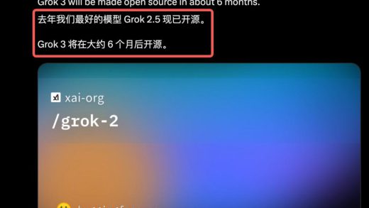 马斯克开源Grok 2.5：中国公司才是xAI最大对手
