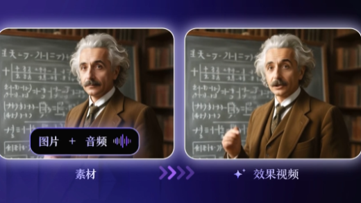 阿里Wan2.2-S2V正式发布：一张图+一段音频 即可生成人物动态视频