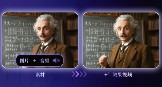 阿里Wan2.2-S2V正式发布：一张图+一段音频 即可生成人物动态视频