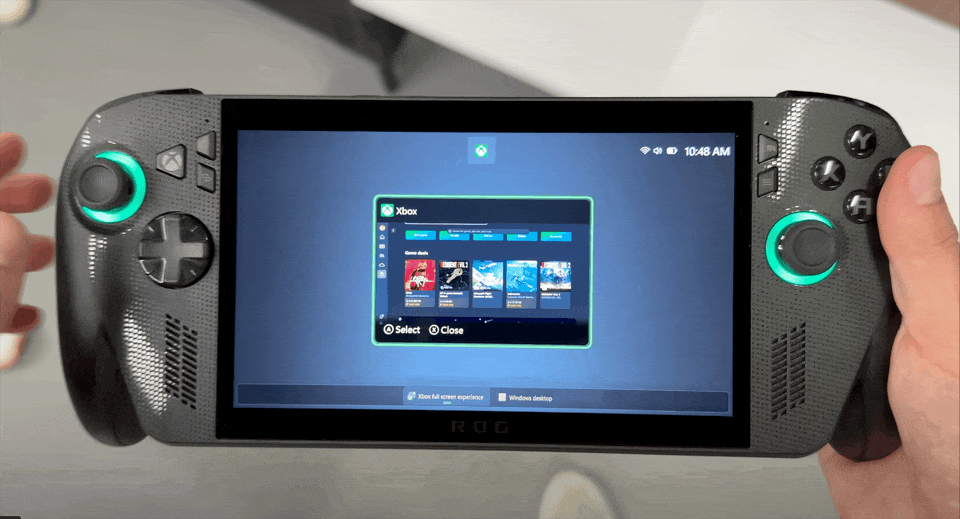 微软首款“Xbox掌机”，终于能玩了？