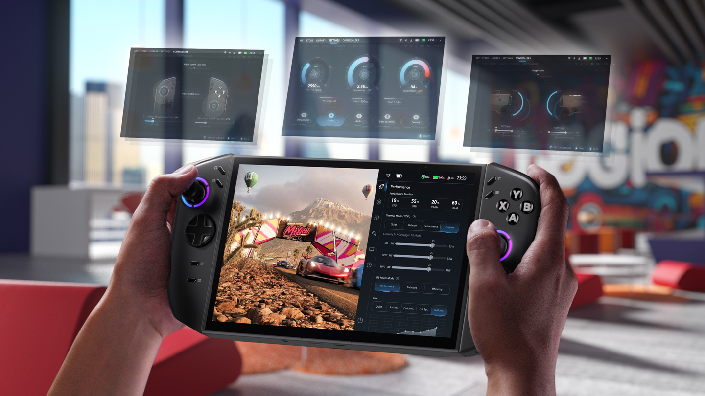 联想 Legion Go 2 掌机再曝：8.8 英寸 OLED 144Hz 高刷屏、AMD Ryzen Z2 系列芯片