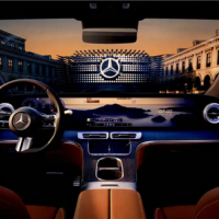 奔驰史上最大中控屏！全新GLC EV内饰官图发布：满眼全是屏