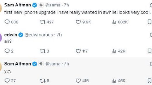 OpenAI首席执行官点赞新款iPhone 称支持用ChatGPT取代Siri