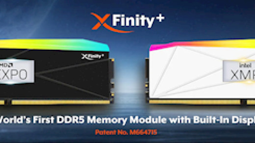 全何发布全球首款自带OLED屏幕的内存！开机就显示6大参数