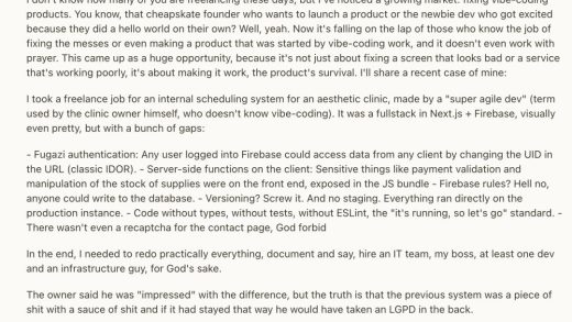 2025科技圈最新职位：“Vibe Coding擦屁股工程师”，专治老板们的决策性Bug