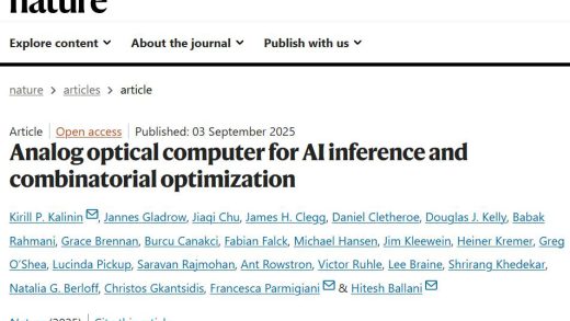 微软用「光」跑AI登上Nature，100倍能效颠覆GPU，华人首席研究员扛鼎
