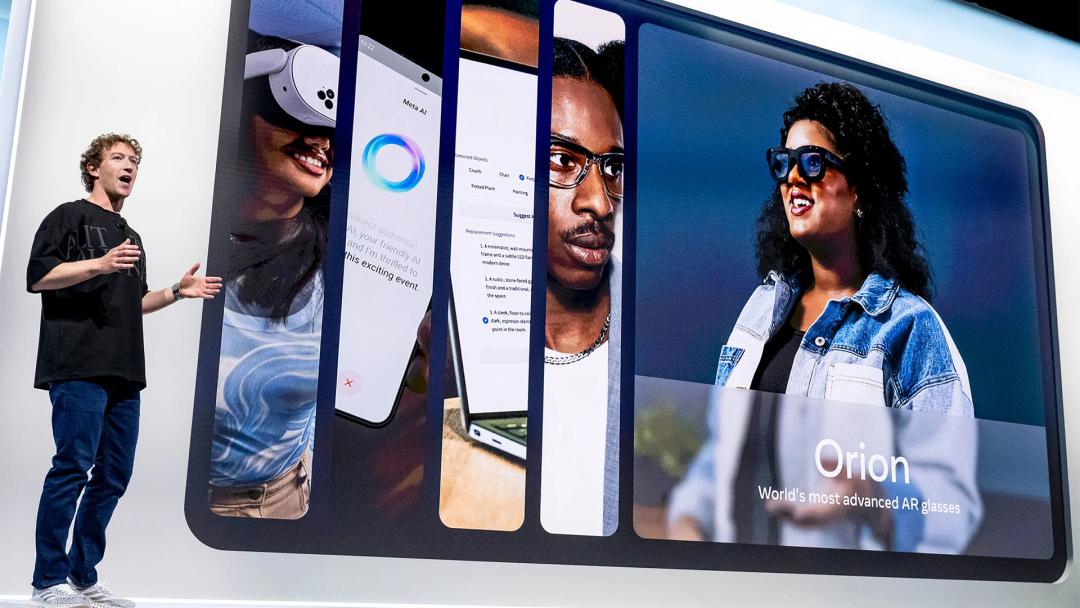 带屏 AI 眼镜登场，Meta「眼镜全家桶」炸街了