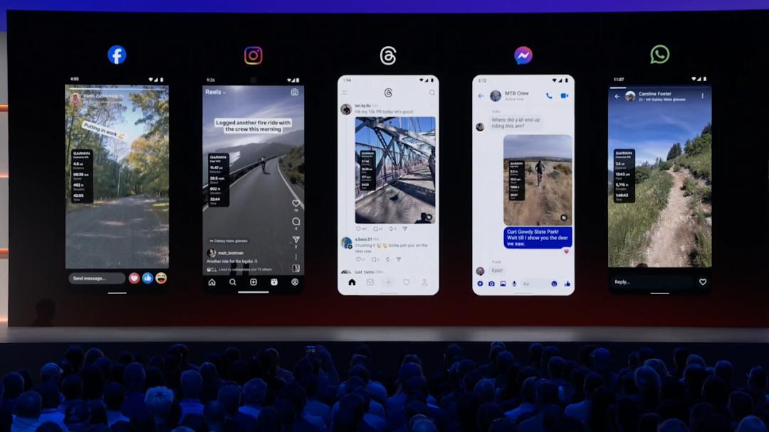 带屏 AI 眼镜登场，Meta「眼镜全家桶」炸街了
