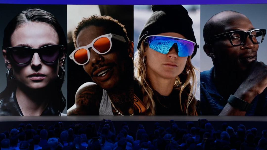 带屏 AI 眼镜登场，Meta「眼镜全家桶」炸街了